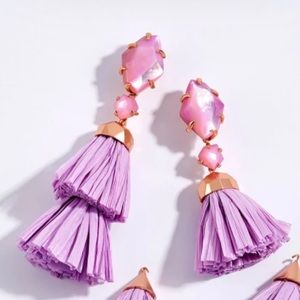 Kendra Scott Denise Tassel Earrings in Lilac